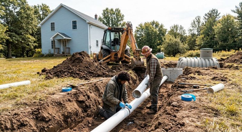 Sewage Tank Installation in Austin, TX